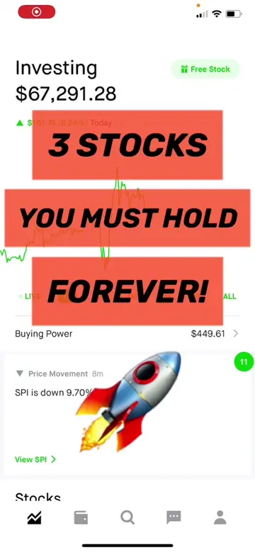 3 - STOCKS you MUST hold forever! #investing #passiveincome #dividends #investin