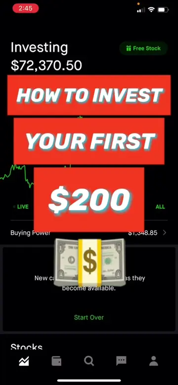 STOCKS to INVEST your first $200 into #investing #stockmarket #stockstobuy #divi