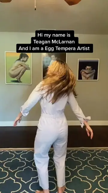 Everything is handmade! #eggtempera#eggtemperapainting#femaleartist#arttiktok#wo