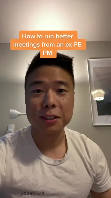 How to run meetings from an ex-Facebook Product Manager! #softwareengineer #prod