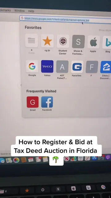 How to Register & Bid at Tax Deed Auction in Florida🏠 🌴 #realestateinvesting #