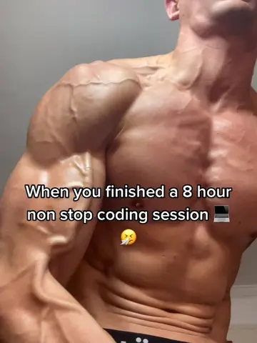 When you finished a 4 hour non stop coding session 💻🤧