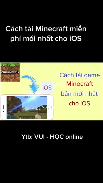 Cách tải Minecraft mới nhất miễn phí trên iOS#xuhuongtiktok