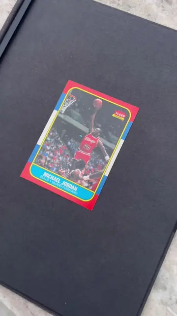 #jordanrookie #86fleer #truegradeapp #sportscards #gradingcards #cardcollector #