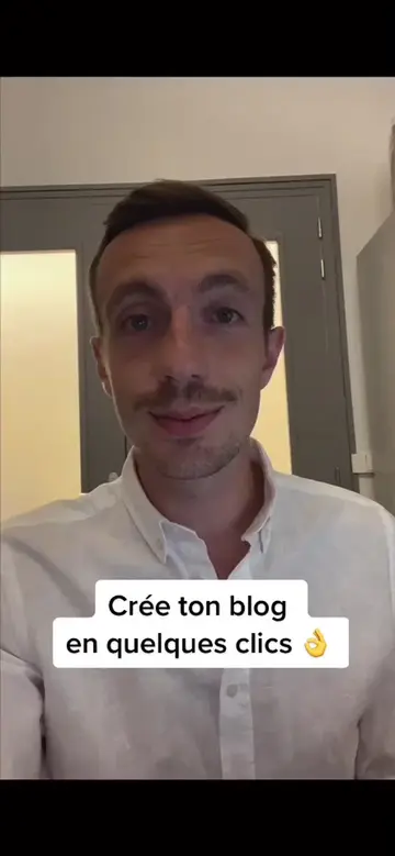 Crée ton blog en quelques clics 👌 #blog #blogger #siteweb #siteinternet #astuce
