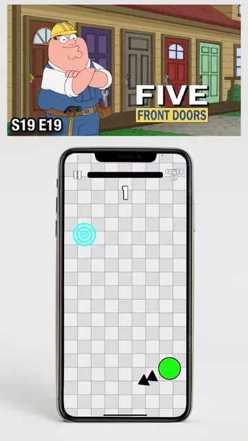 FIVE FRONT DOORS #familyguy #chaseball #arcade #game #app #ios #viral_audioz #fu