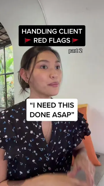 my fave red flag 😆 #socialmediamarketing #clientredflags #agencyownerlife