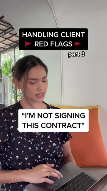 don’t start until a contract is signed. it’s to protect BOTH sides! 😨  #socialm