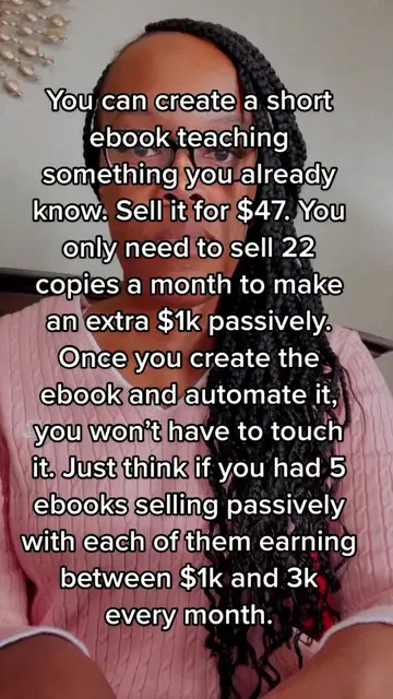 Go write that ebook this week 💰#digitalproducts #passiveincome #financialfreedo