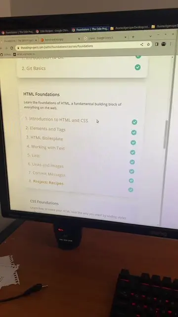 Very simple HTML only website. This is the first project assigned on the foundat