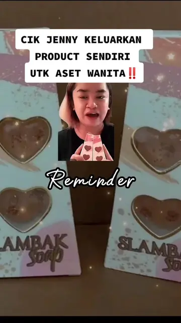 woww...cik jrnny dhbkeluarkan product sndiri..SELAMBAK SOAP BY CIK JENNY.KENE TR