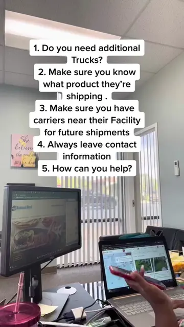 Before calling a shipper make sure you have done some research on the company! I