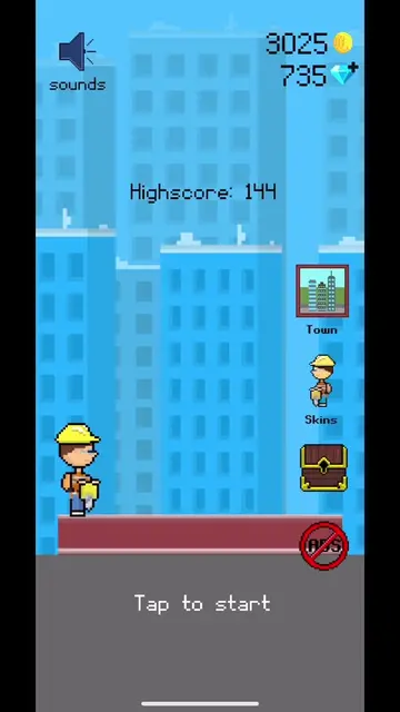 The next goal is 1000m #indiegames #appstore #iosgame #androidgames #mobilegame 