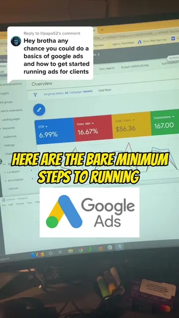 Replying to @lilpapa52 How to run #googleads for your #localbusiness #smma #agen