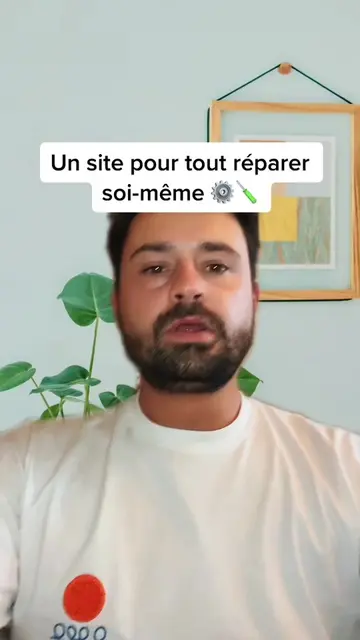 Un site pour tout reparer soi-même ⚙️🪛 #reparation #reparer #DIY #reparervautmi