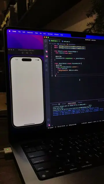 Speed code Ui detail product style 4 using Flutter 📱 #fyp #xuhuong #thainam #la