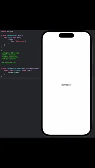 Created a custom darkmode transition, check it out 🌙  #inncoder #swiftui #techt