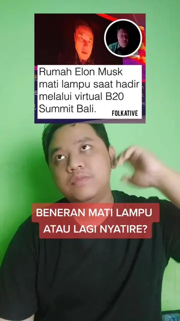 AFFAH IYAHH LAMPU MATI?? #elonmusk #meme #g20 #twitter #energi  #WORLDCUPCELEBRA
