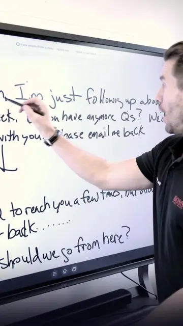 This is what’s wrong with your follow up…  AND how to fix it.  #sales #BetheReas