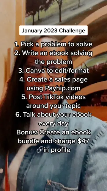 New Year 2023 challenge is to create your first digital product. 🔗 in profile #