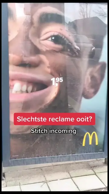 #stitch with @Matthijs Licht is deze McDonalds reclame de slechtste ooit omdat i