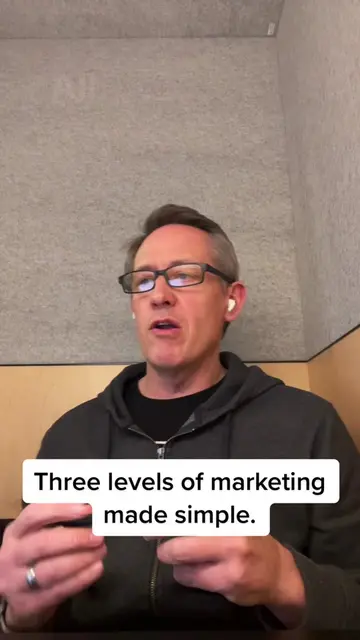 The three levels of marketing made simple. #brandbuilding #businessgrowth #wmh #