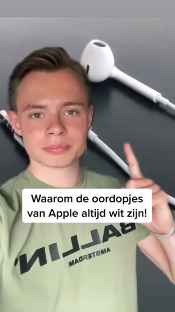 De oordopjes & airpods van Apple zijn altijd wit en dat doen ze voor een reden. 