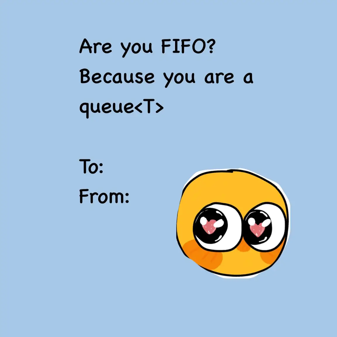 Happy Valentines Day from ur favorite comp sci girlie <3 #computerscience #codin