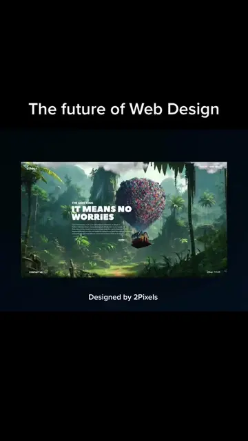 Website from the future! Had so much fun deisgning this for a rebrand! Disney+ c