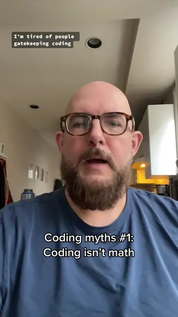 Coding myths no. 1: Coding isn’t math. #coding #codingmyths #codingandmath #tech