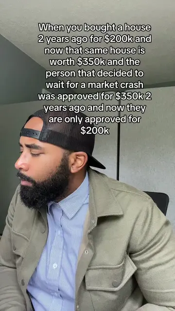 When you bought a house 2 years ago for $200k and now that same house is worth $