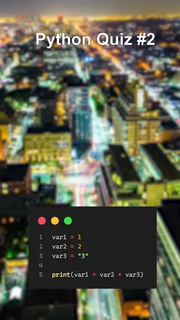 #quiz #python #computerscience #softwareengineer #learncoding #coding 