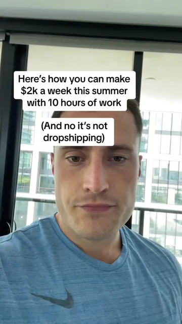 The easiest way to make $2k a week this summer (a 5th grader could do this) #smm