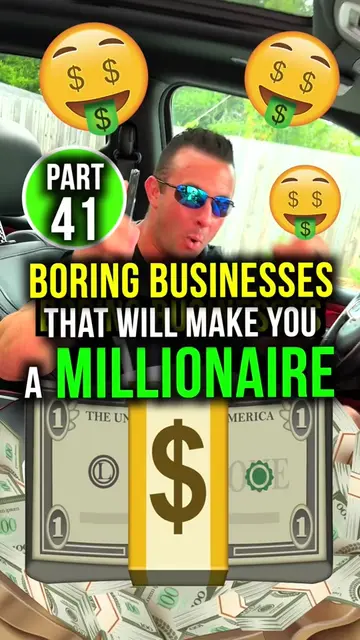 Boring Businesses thst will make you a Millionaire! #boringbusinessideas #boring