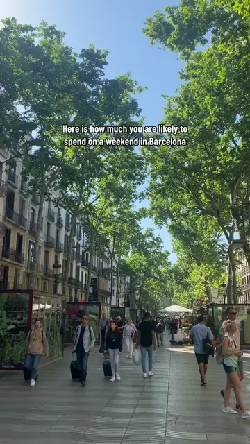 Here is a weekend budget for Barcelona |Food + transportation. What other prices