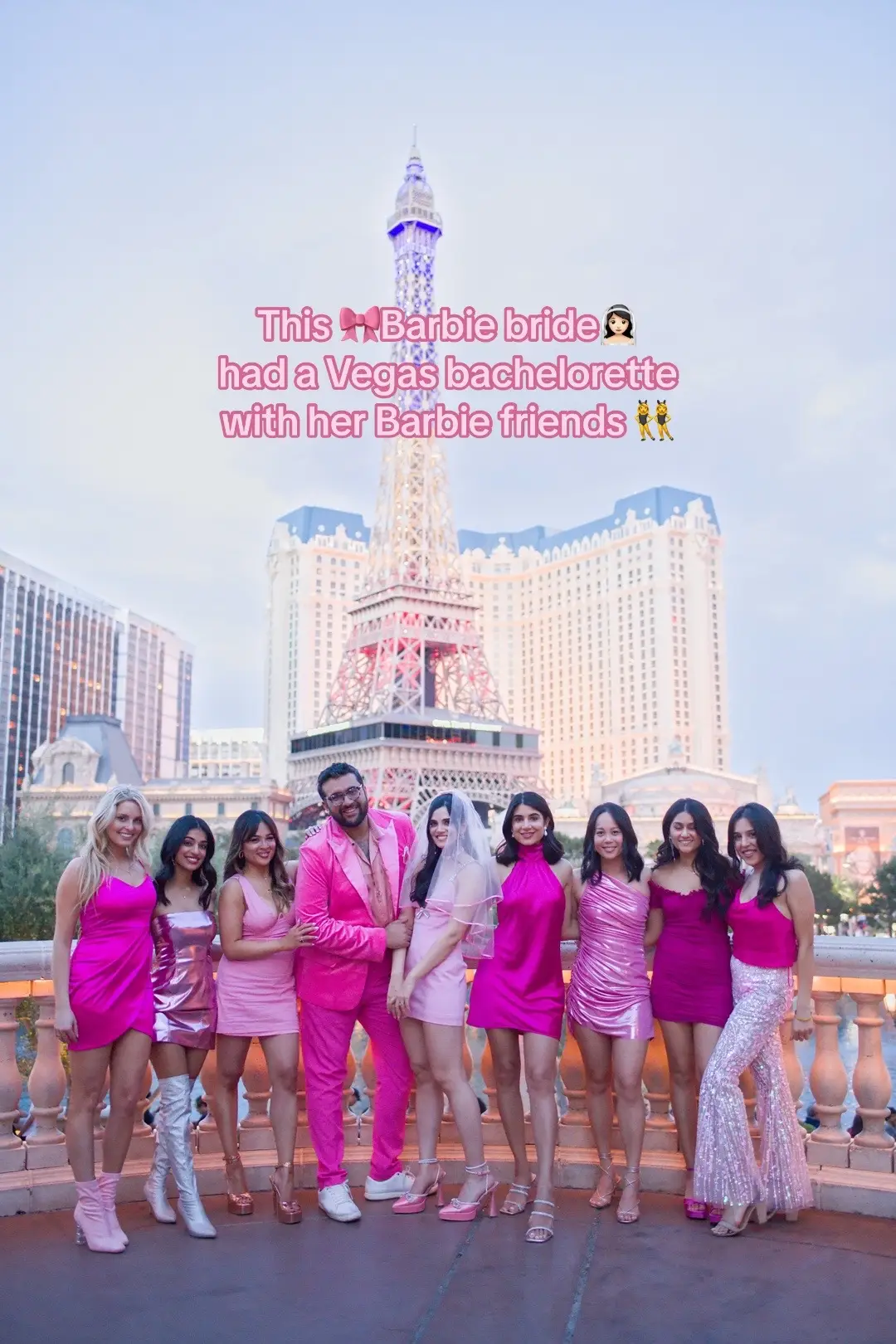 Barbie Bachelorette Party in Las Vegas #barbie #BarbieMovie #barbieandken #bache