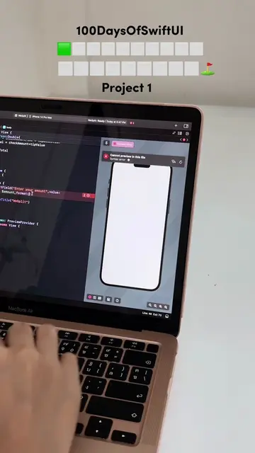 👌🏻There are 19 projects in #100daysofswiftui  Today I finished my first projec