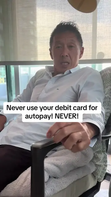 Never give someone access to bill or pull money from your card whenever they wan