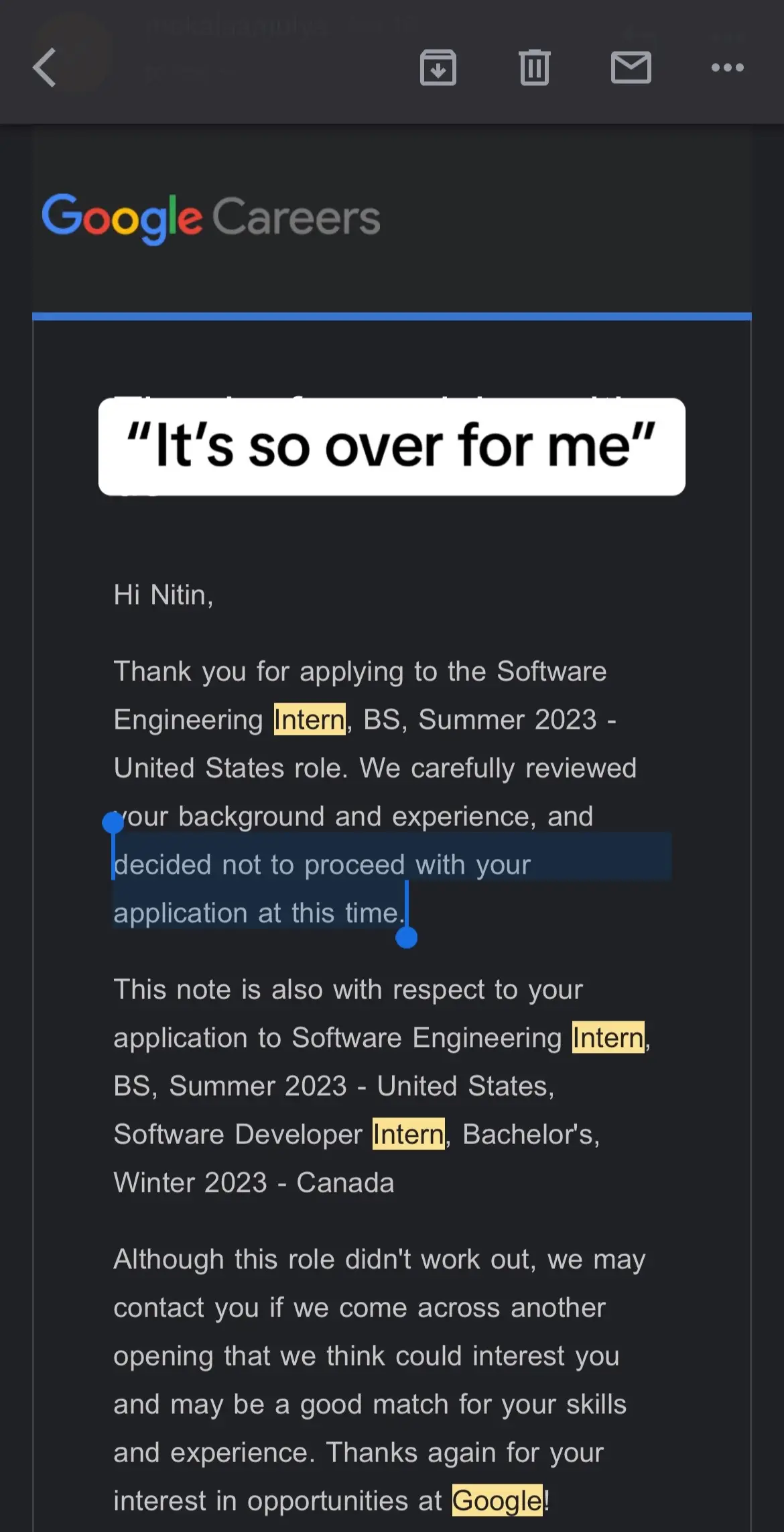 Its never over 😈‼️ #compscimajor #internship #leetcode #breakintotech #software