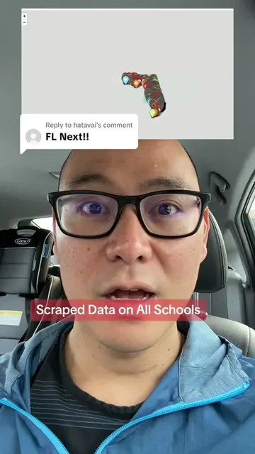 Replying to @hatavai elementary school maps are up for florida. #codingai #datas