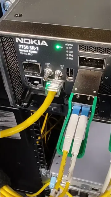 Nokia rocking that 800gbit! #networkengineer #nokia #fastinternet #sc23 