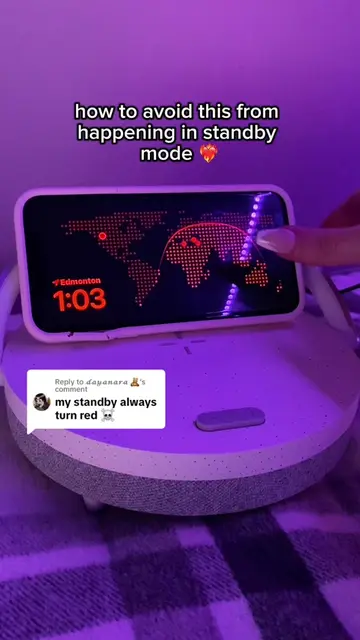 Replying to @𝓭𝓪𝔂𝓪𝓷𝓪𝓻𝓪 🧸 How to make standby mode not red ❤️ REPOST #fyp