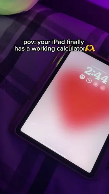 how to get calculator on your ipad! the app is MD Calculator 🤍 #fyp#foryou#mdca