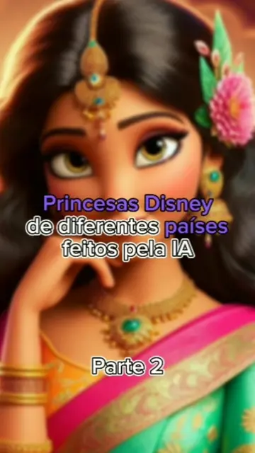 As princesas disney de cada país versão I.A! O que acharam? Comentem mais ideias