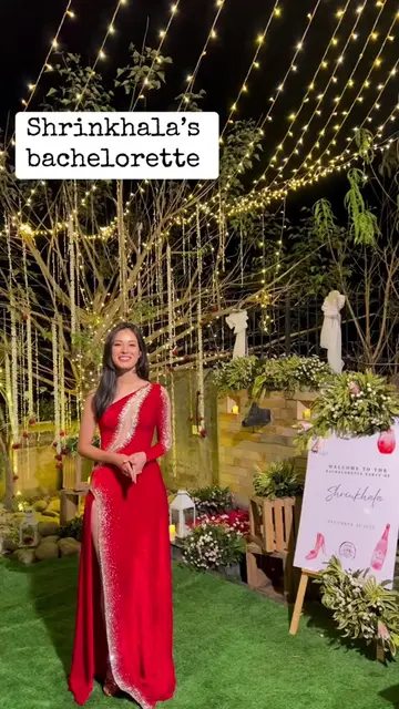Shrinkhala’s bachelorette . #shrinkhalakhatiwada #garimaflorist #fypシ 