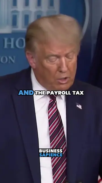Good or bad? What do you think?  Trump's about termination of payroll tax in 202