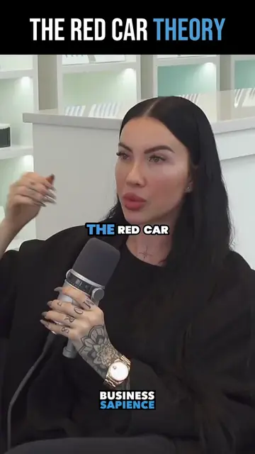 Elena Asher talking about the "red car theory". In neuroanatomy is called Reticu