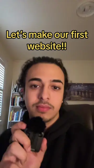Let’s make our first website!! #fyp #coding #viral #programming #website 
