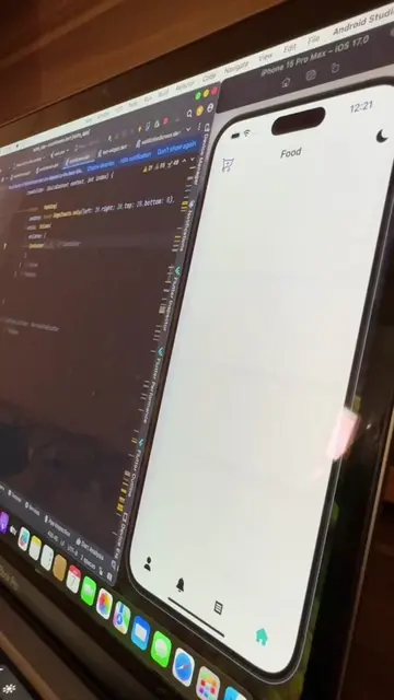 Flutter food #flutter #developer #code #programming #speedcode #libya #tiktok #t