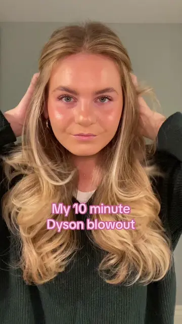 A fresh blowout >>> #dyson #dysonblowout #dysonblowouttutorial #dysonairwrap #dy